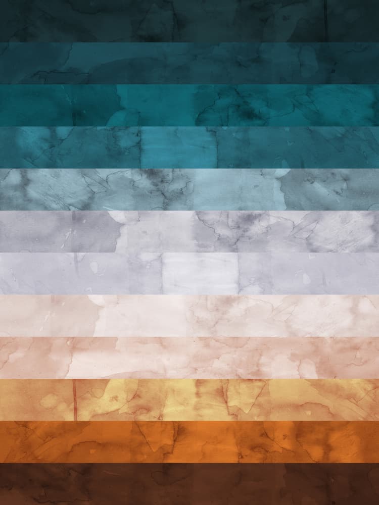 Serene Watercolor Stripe Texture by Vitor Costa — canvas wall art