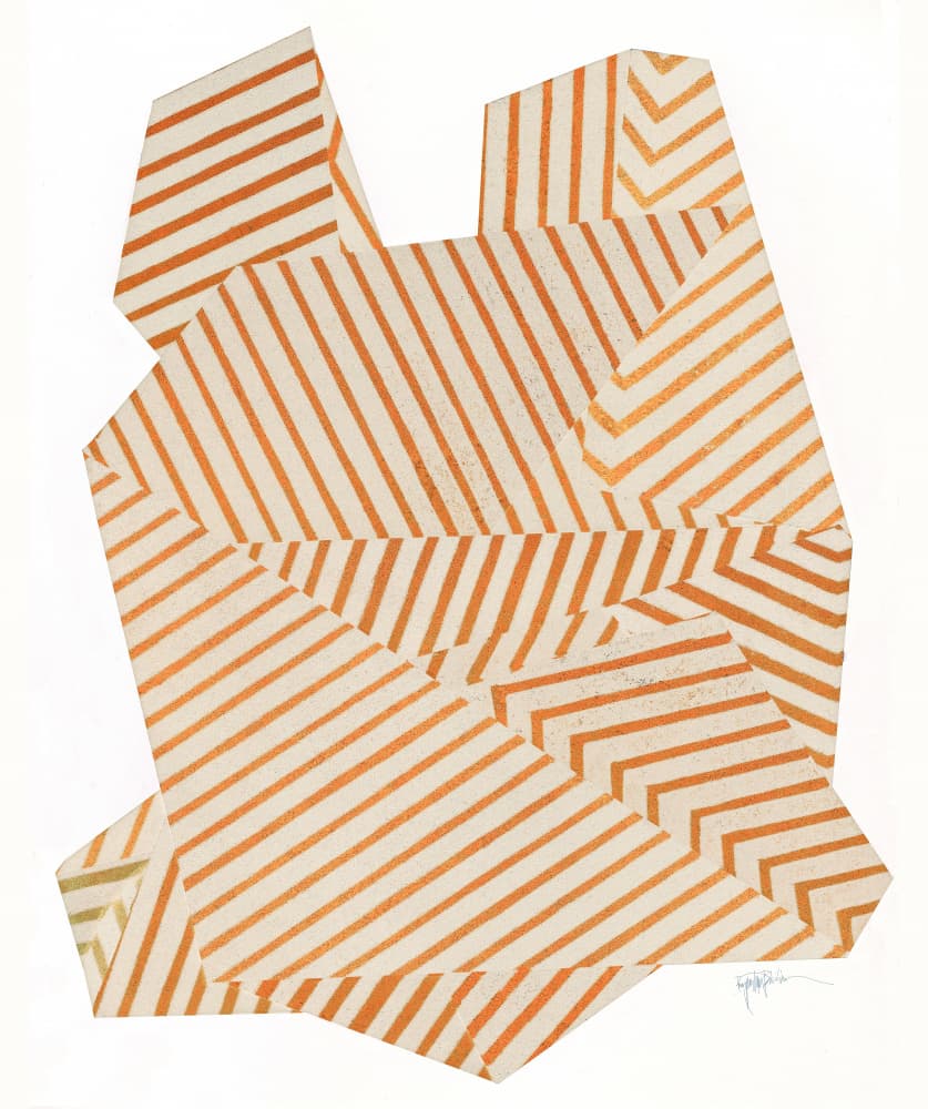 Dynamic Geometric Pattern by Paulina Vårregn — canvas wall art