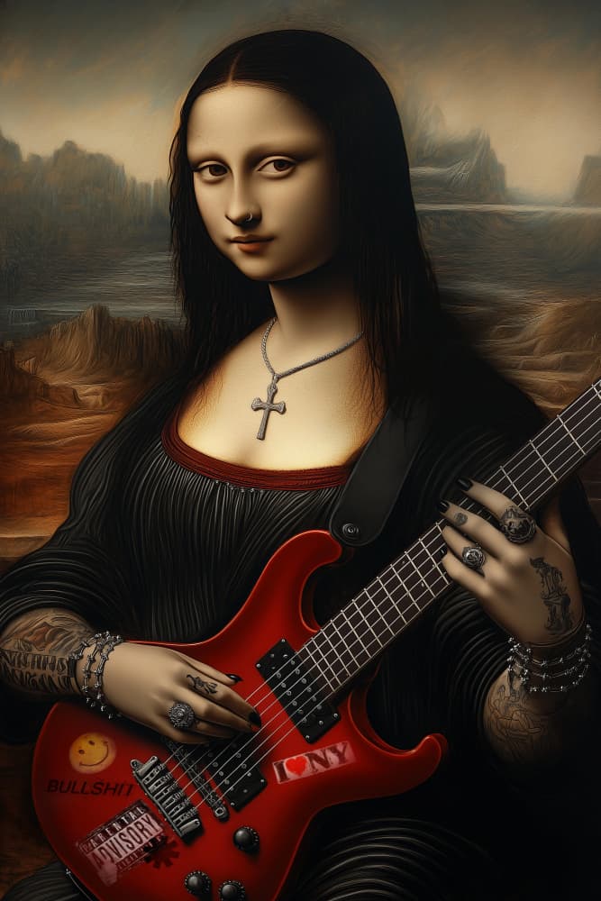 Lisa Revamped by Dikhotomy — canvas wall art
