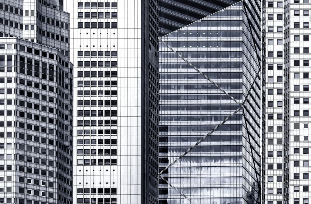 Modern Architectural Patterns by Ute Scherhag — canvas wall art