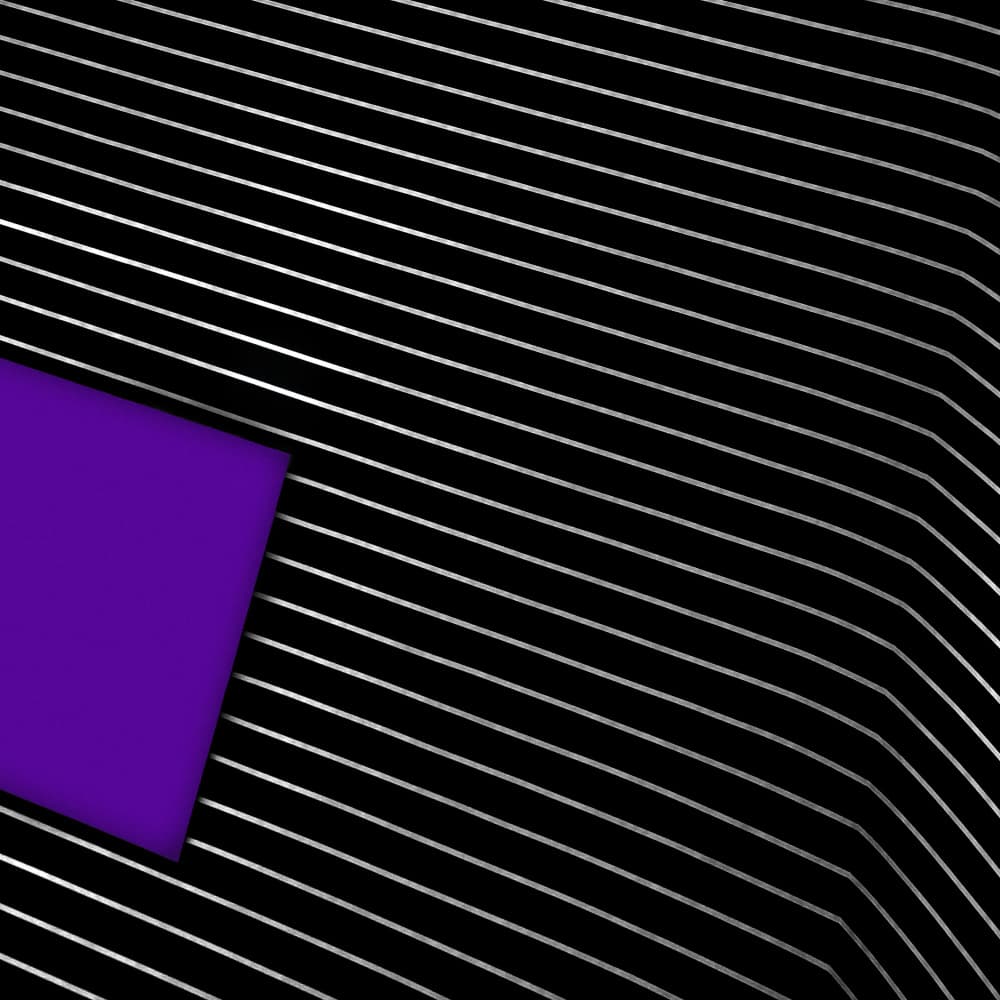 Purple Rectangle Lines by Gilbert Claes — canvas wall art