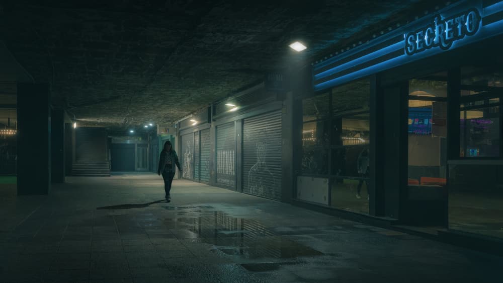Solitary Urban Night by Enrique Rodriguez de Mingo — canvas wall art