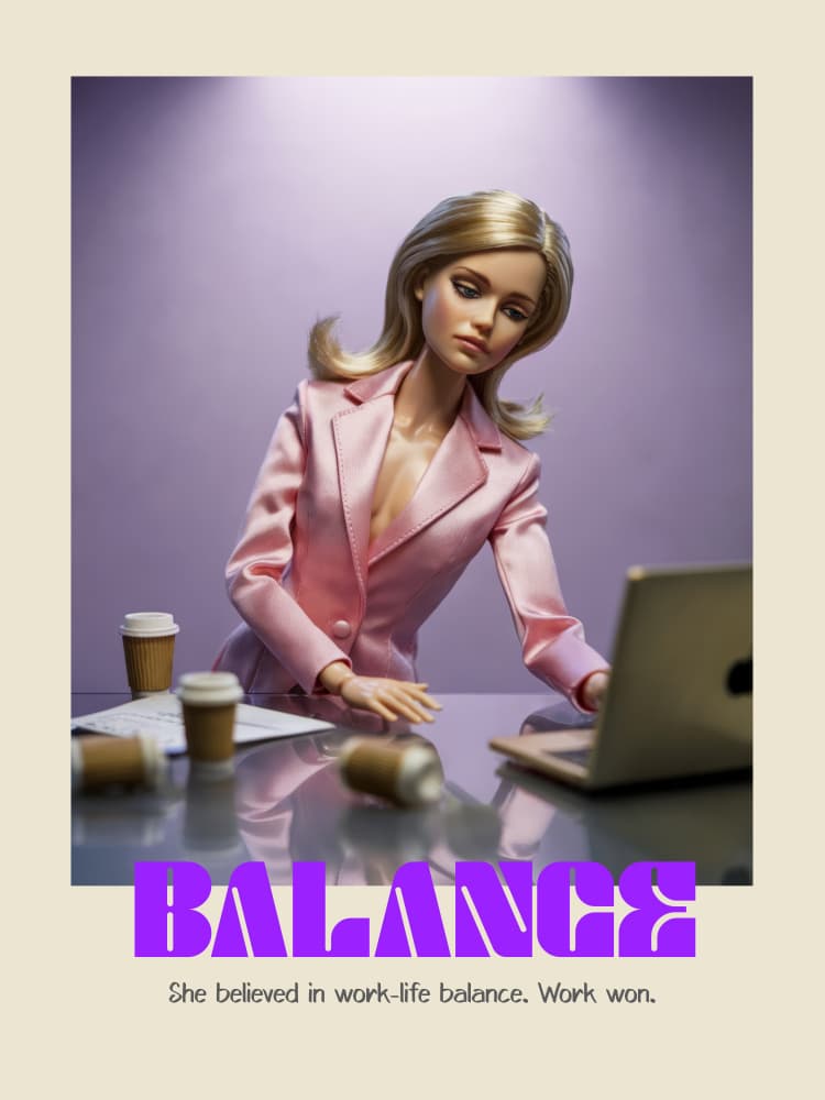 Tired Corporate Doll by Andreas Magnusson — canvas wall art