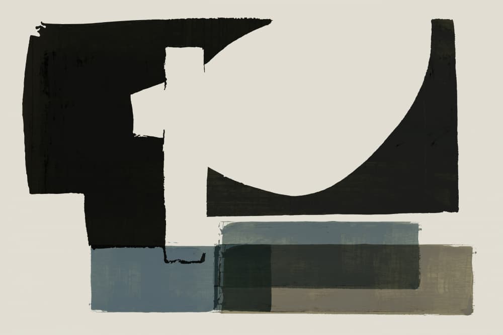 Abstract Geometric Forms by cartissi — canvas wall art