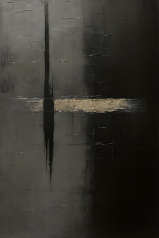 Modern Gold Lines by HUGO — canvas wall art
