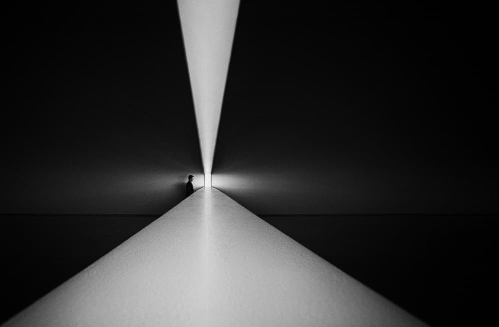 Lone Figure in Light by Florentinus Joseph — canvas wall art