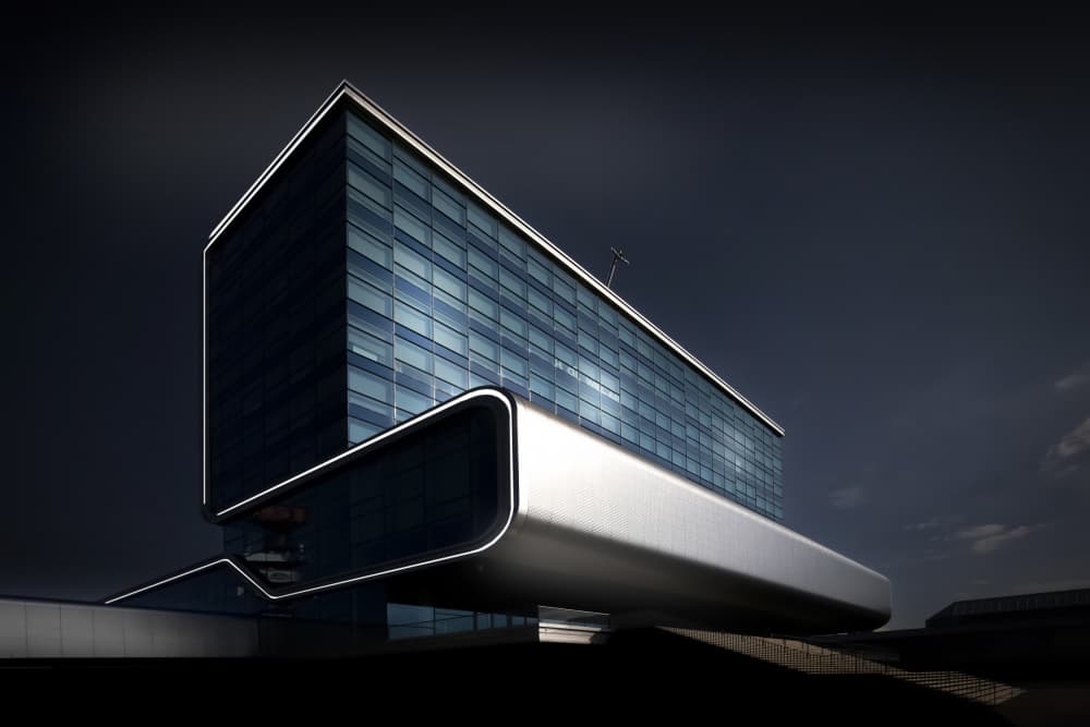 Architectural Elegance Dark Sky by Anita Martin AnnaPileaFotografie — canvas wall art