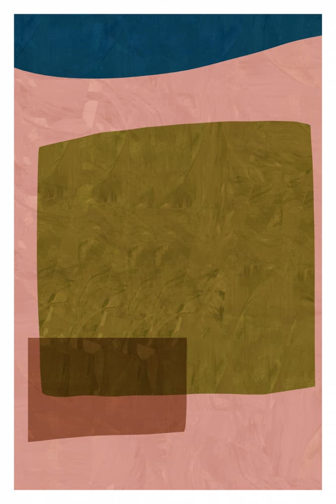 Earthy Abstract Shapes by cartissi — canvas wall art
