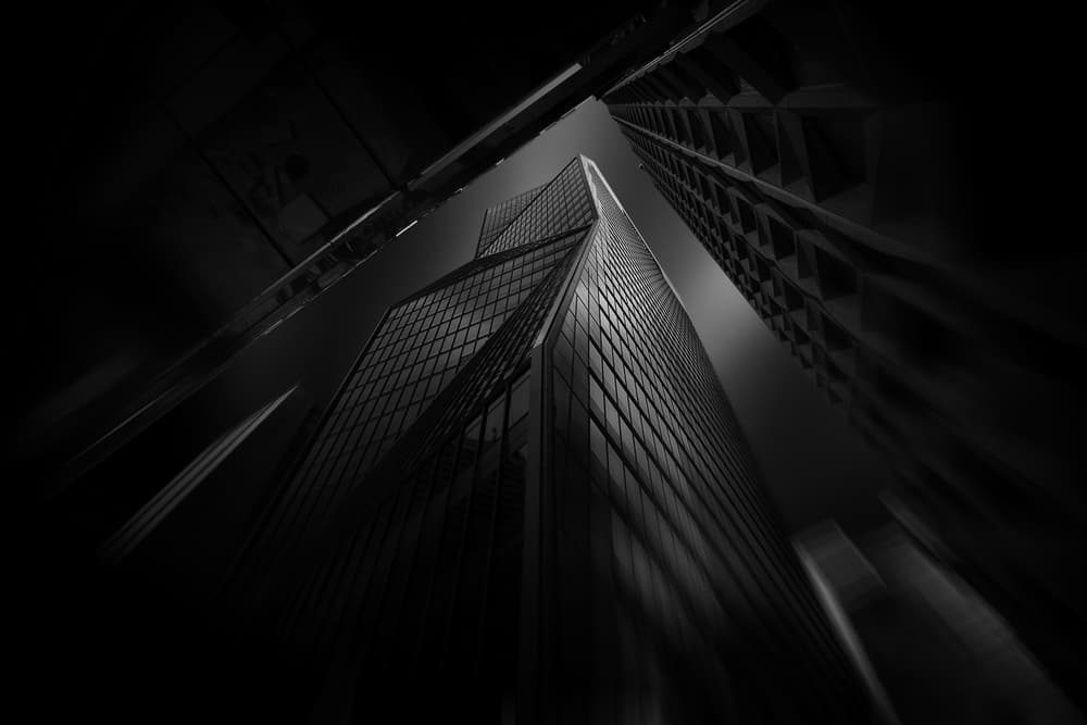 Modern City Ascent by Sebastien DEL GROSSO — canvas wall art