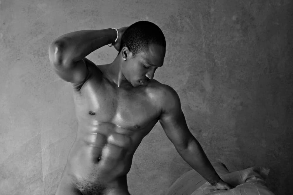 Sculpted Male Form by Mel Brackstone — canvas wall art