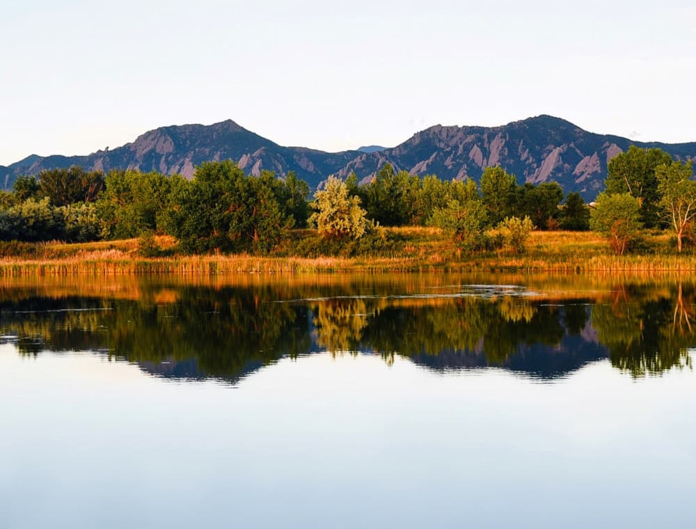 Peaceful Mountain Reflection by Del Mundo Portraits — canvas wall art