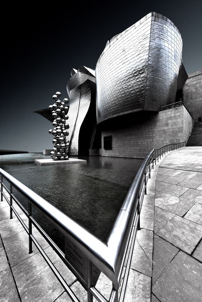 Sleek Museum Architecture by Jorge Pimenta — canvas wall art