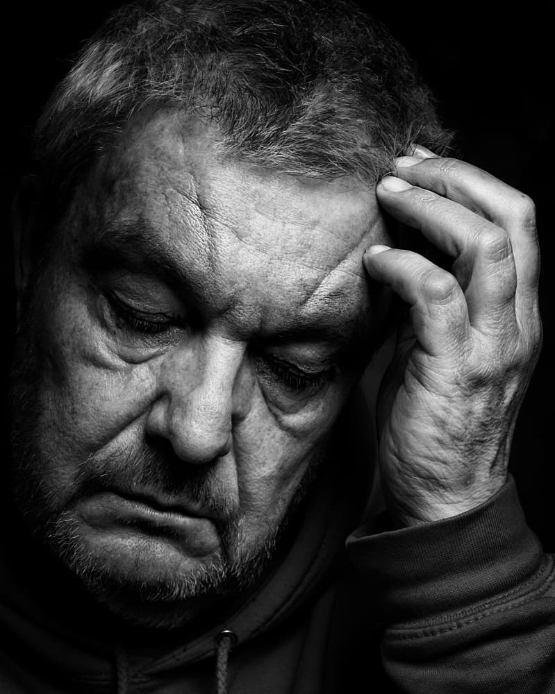 Man In Deep Thought by Stefan Eisele — canvas wall art