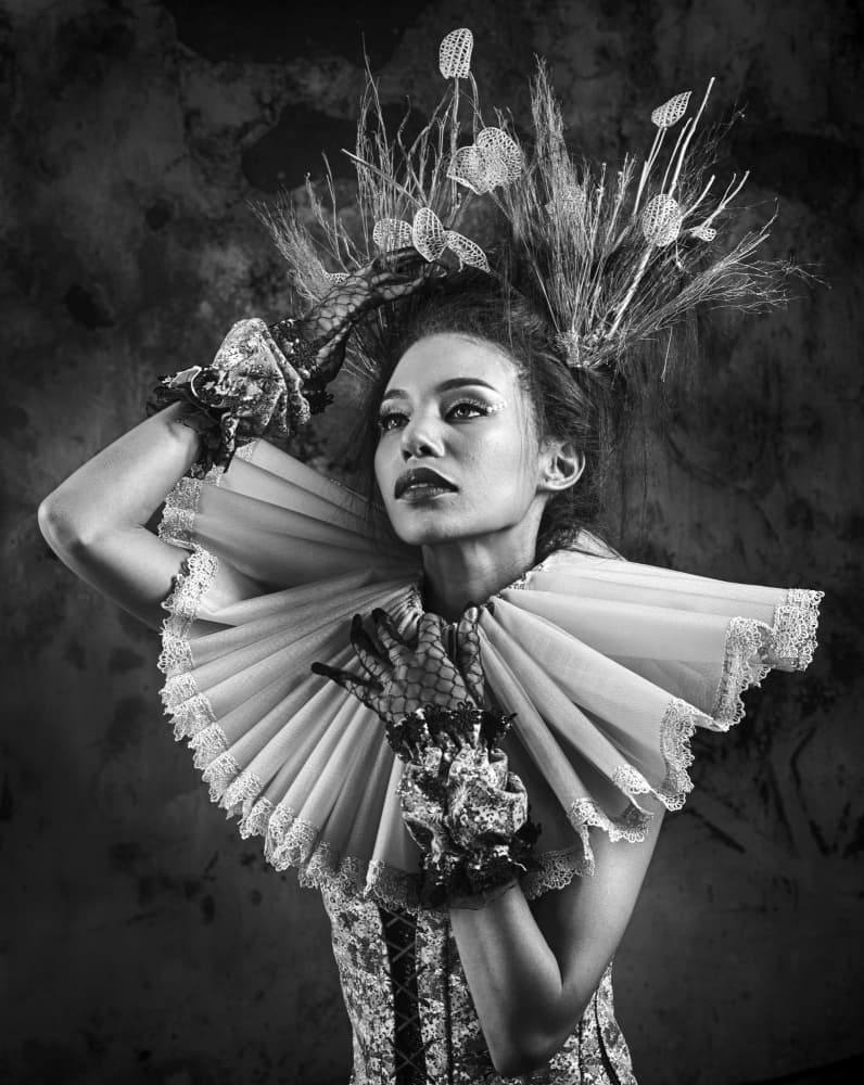 Gothic Fantasy Portrait by Angela Muliani Hartojo — canvas wall art