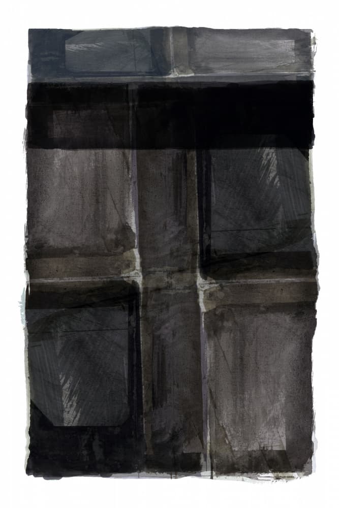 Dark Abstract Geometry by cartissi — canvas wall art