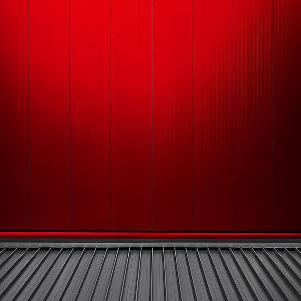 Dramatic Red Interior by Gilbert Claes — canvas wall art