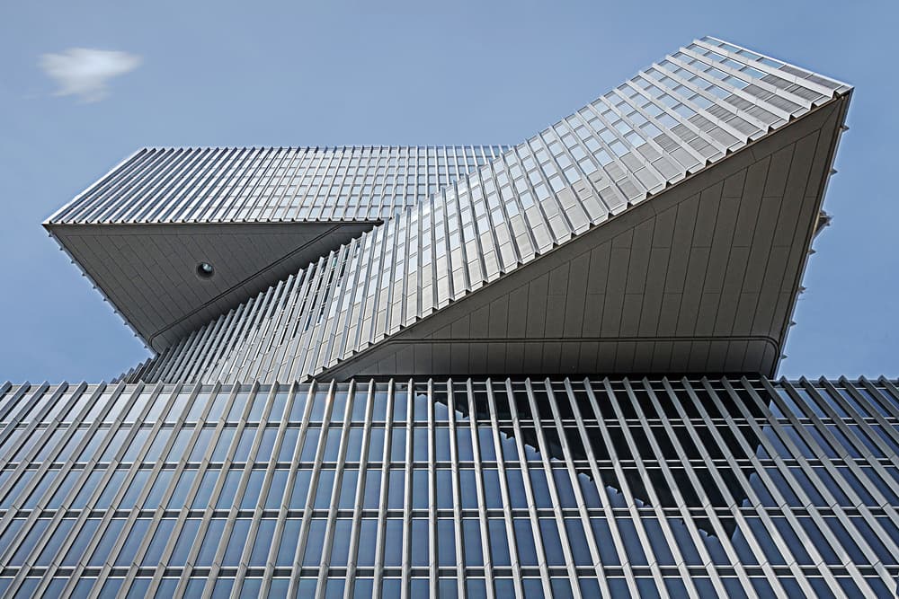 Modern Geometric Architecture by Henk van Maastricht — canvas wall art