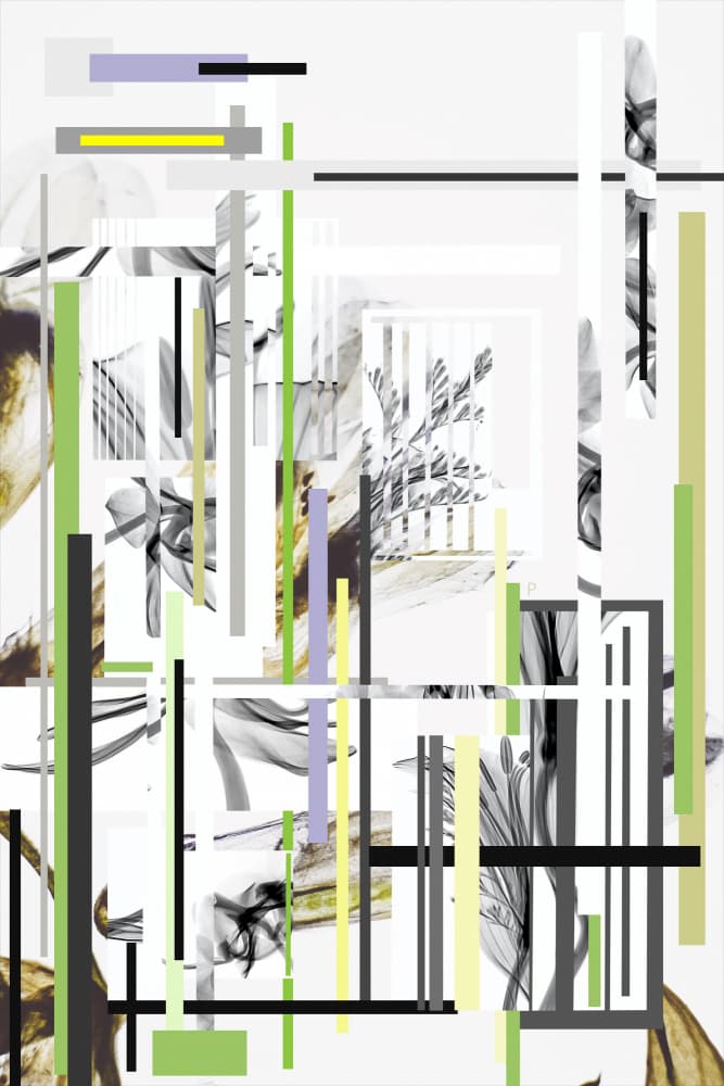 Modern Geometric Organic by Pelin Atilla — canvas wall art
