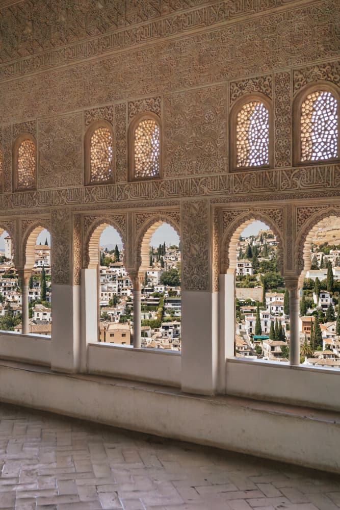 Alhambra Palace City View by Aimee Giles — canvas wall art