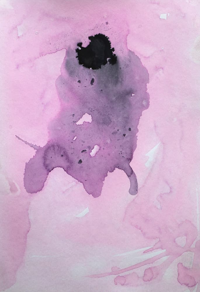 Pink Ink Abstract Flow by Santhosh ch — canvas wall art