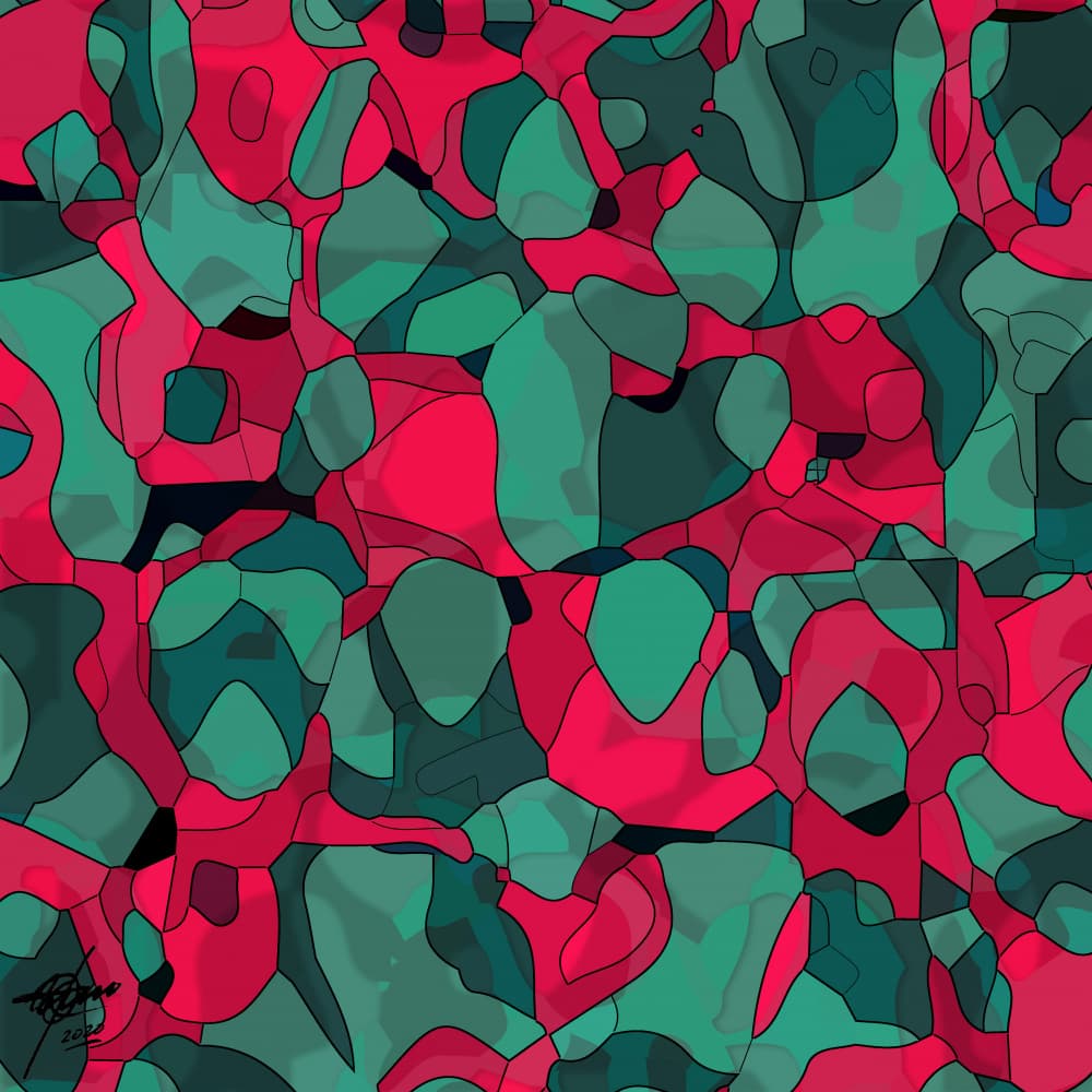 Vibrant Abstract Organics by Osvaldo Russo — canvas wall art