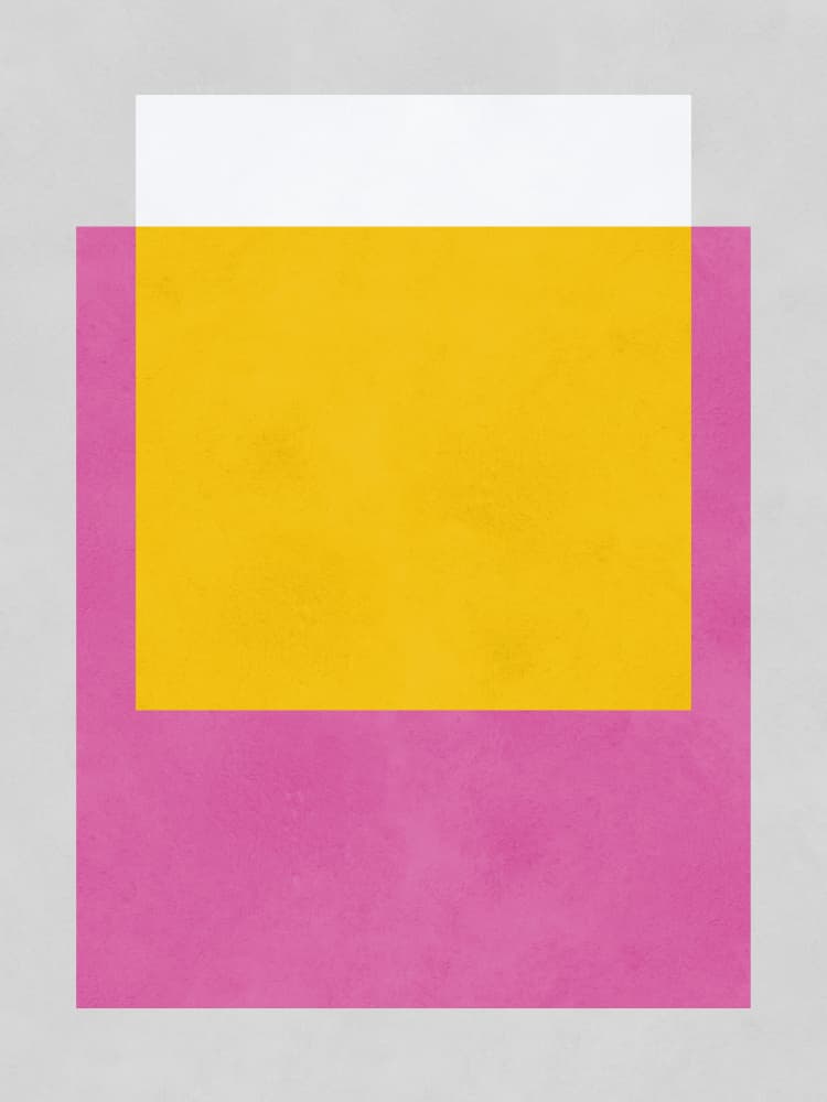 Abstract Color Blocks by Vitor Costa — canvas wall art