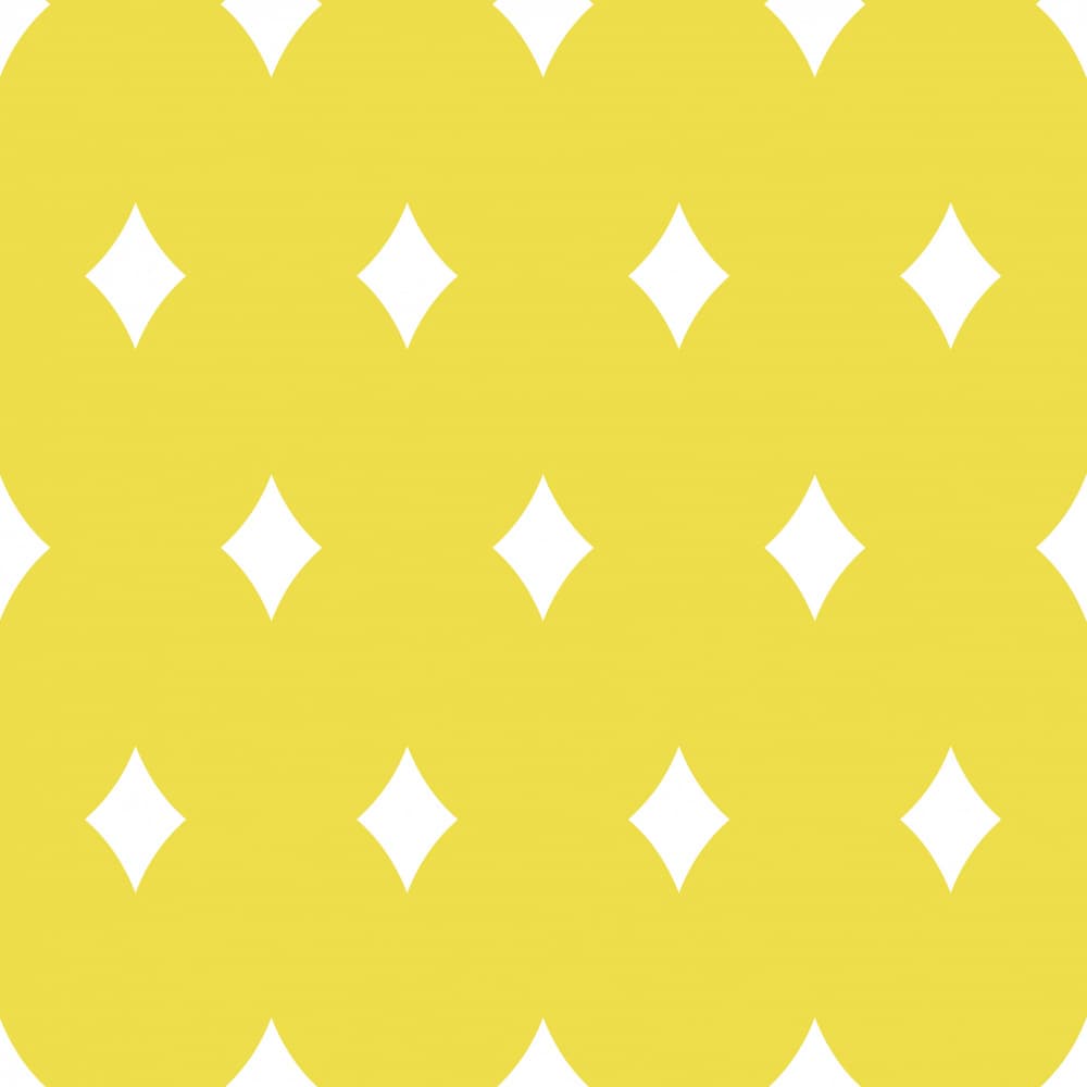 Yellow Diamond Pattern by Yvonne Gustafsson — canvas wall art