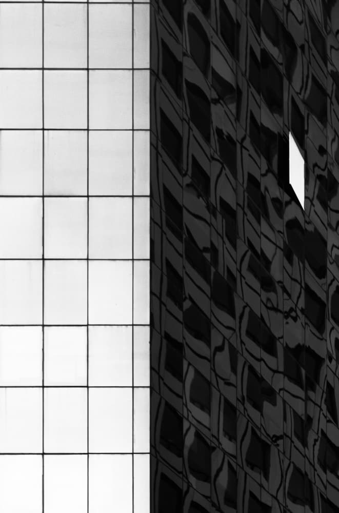 Modern Building Reflections by Swen MUN — canvas wall art