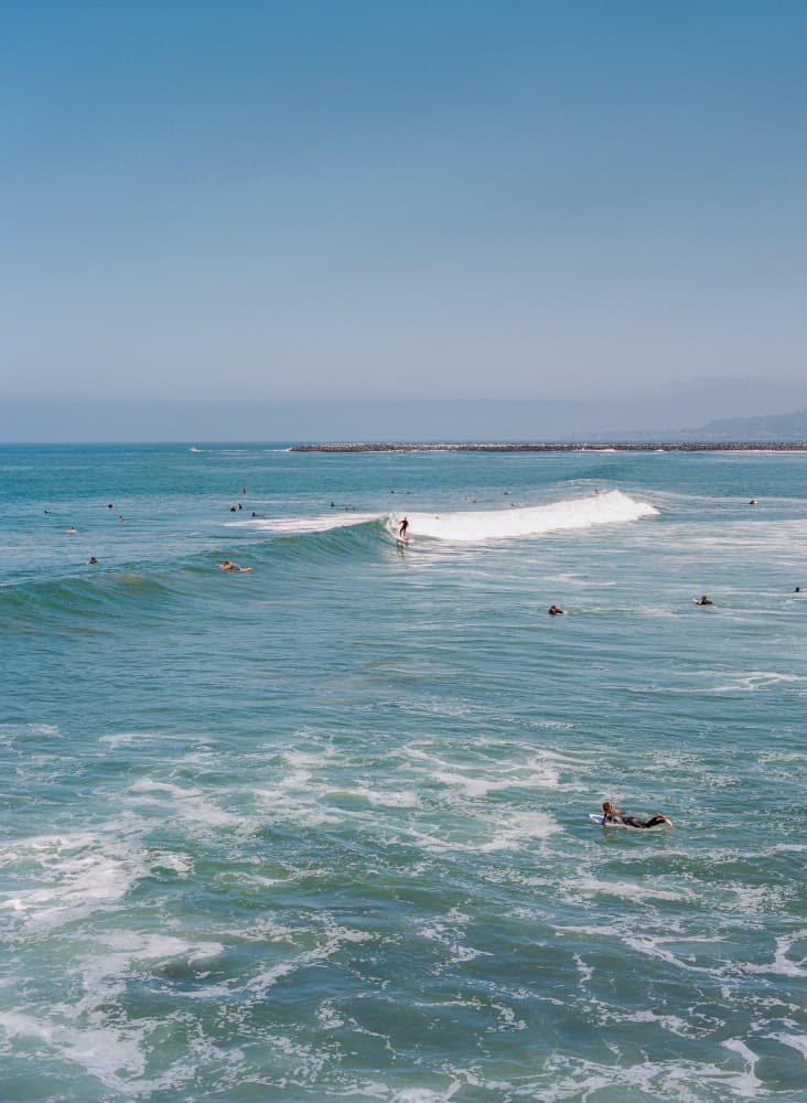 Summer Ocean Surfing by Bethany Young — canvas wall art