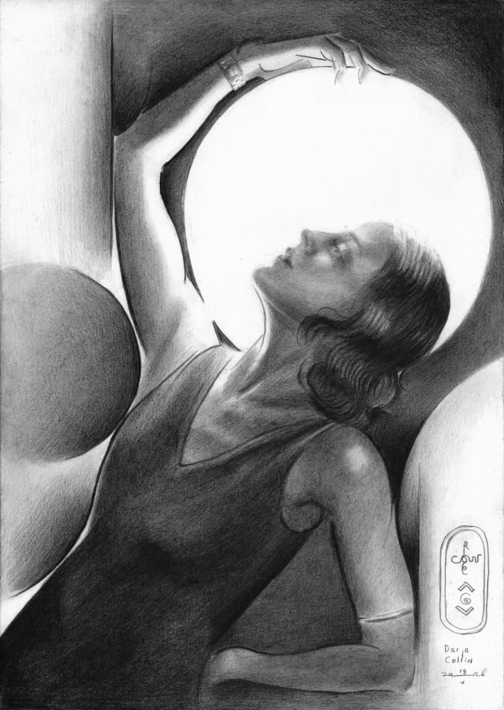 Elegant Woman Light by Corné Akkers — canvas wall art
