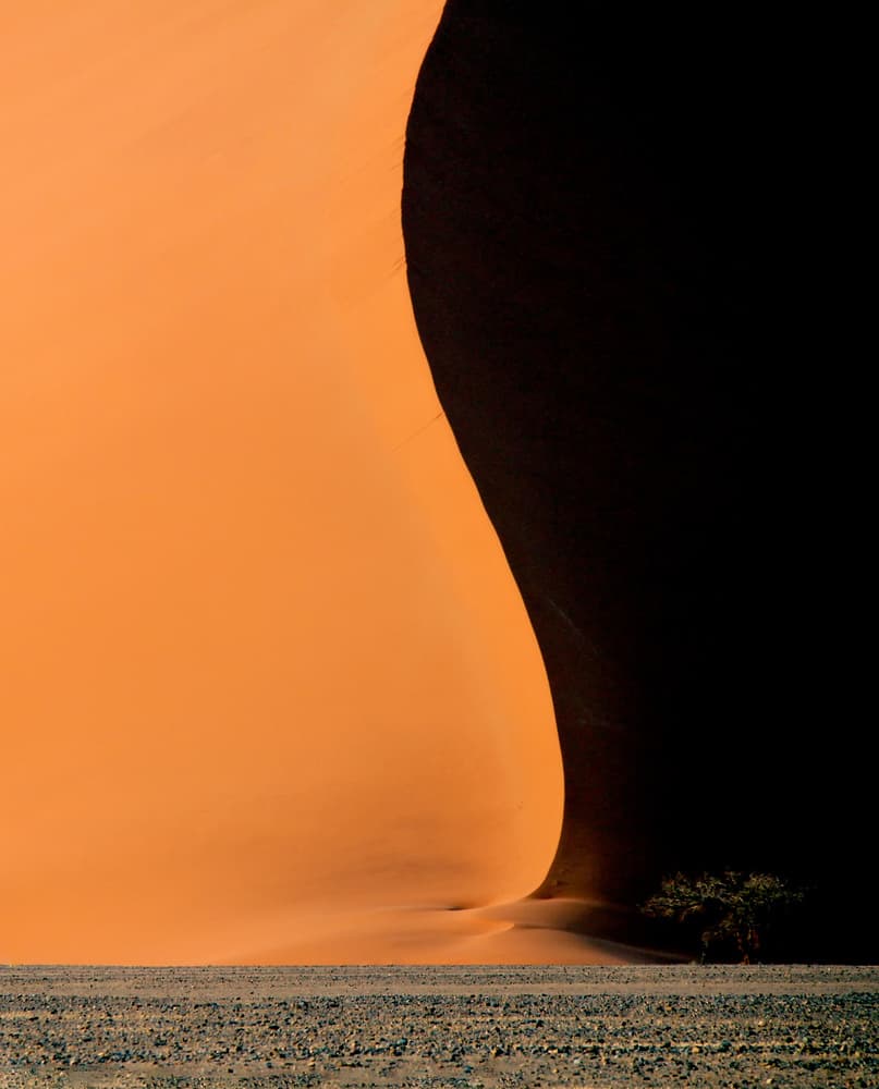 Golden Dune Shadow by Hans-Wolfgang Hawerkamp — canvas wall art