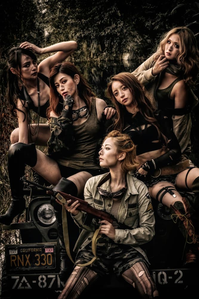 Dystopian Women Warriors by KOIKI — canvas wall art