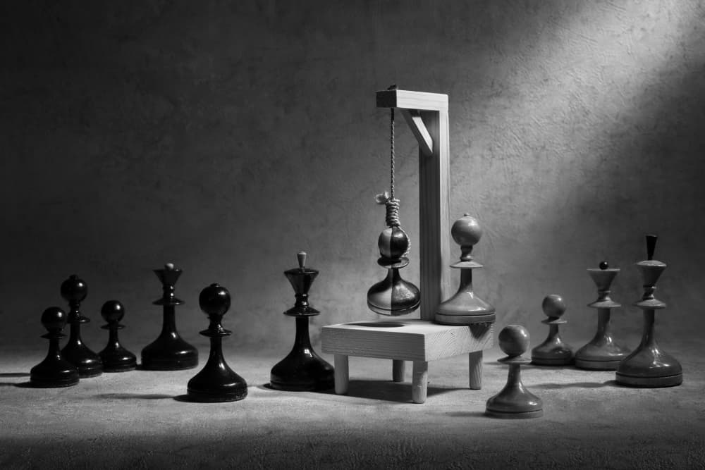 Chessboard Justice by Victoria Glinka — canvas wall art