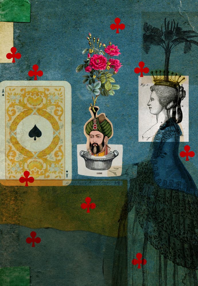 Royal Card Dream by Pascal Bouchet-Spiegel — canvas wall art