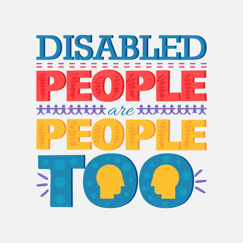 Disabled People Equality by Marika Barsrsind β canvas wall art
