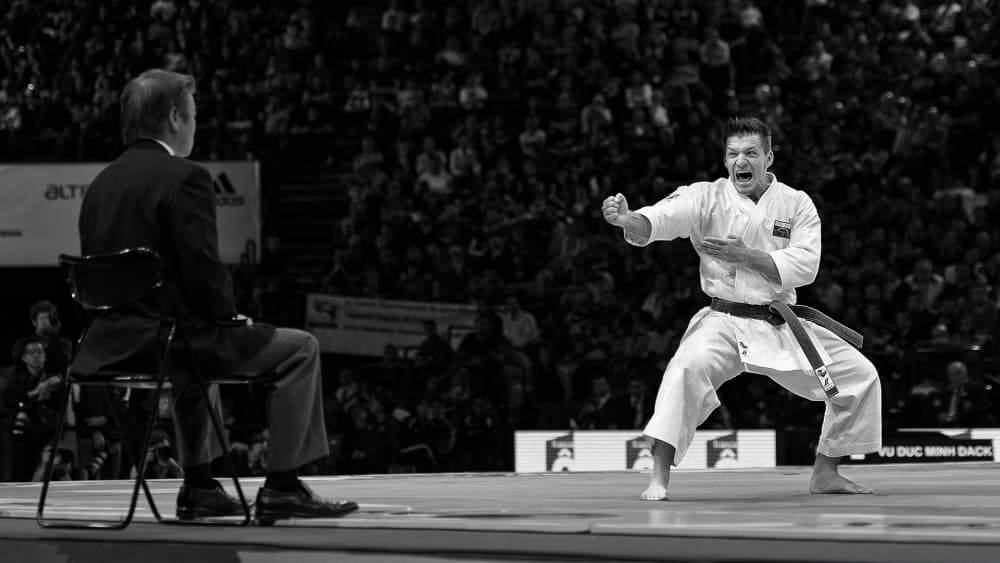 Powerful Karate Performance by Marcel Rebro — canvas wall art