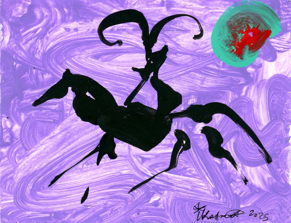 Energetic Abstract Beast by Kanat Ibragimov — canvas wall art