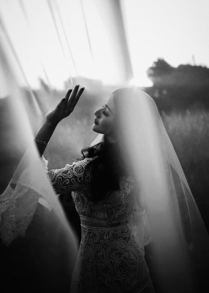 Ethereal Woman In Light by Abr Abe — canvas wall art