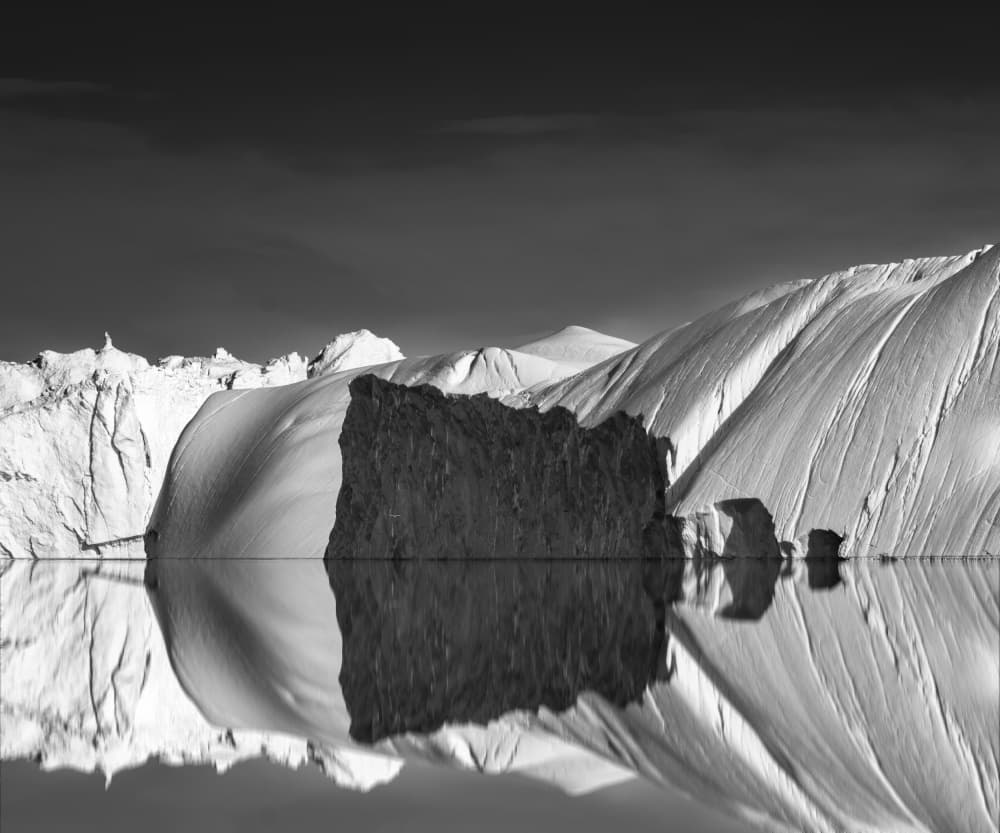 Arctic Iceberg Reflection by Robert Bolton — canvas wall art