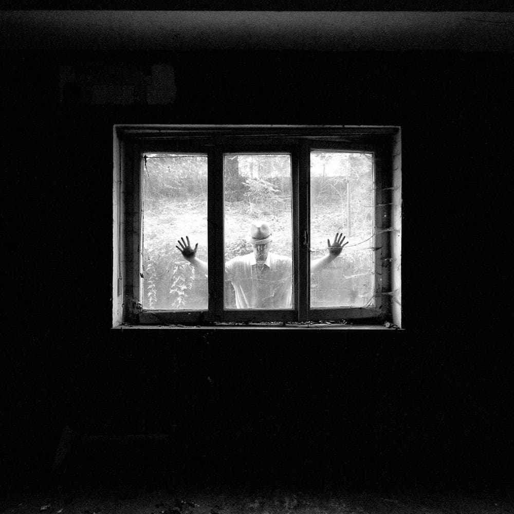 Mysterious Man Window by Carlo Ferrara — canvas wall art