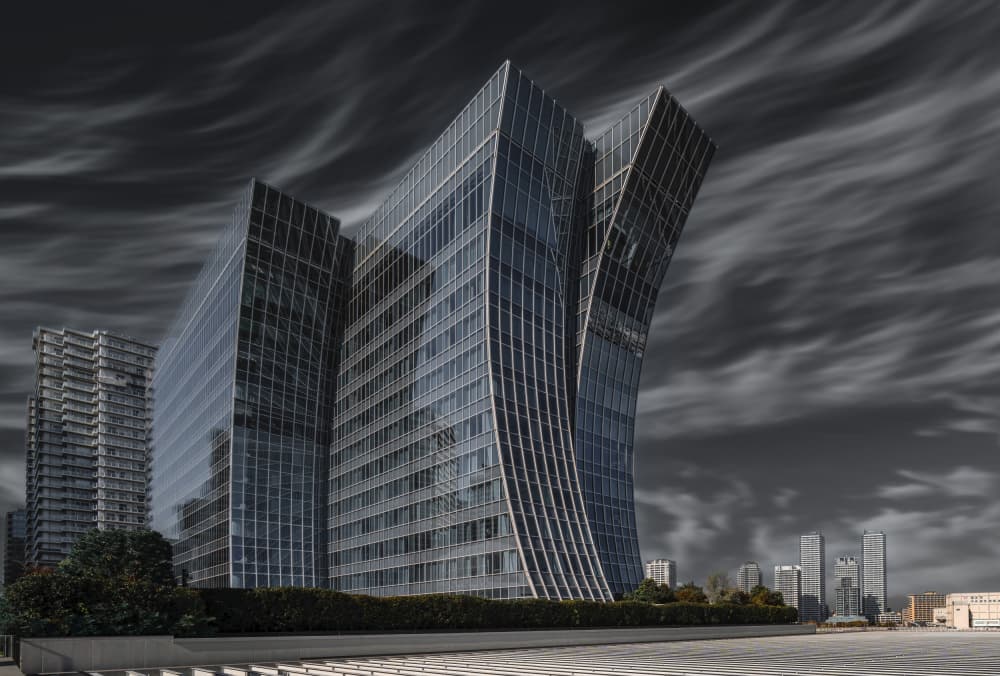 Dramatic Urban Architecture by Tomoshi Hara — canvas wall art