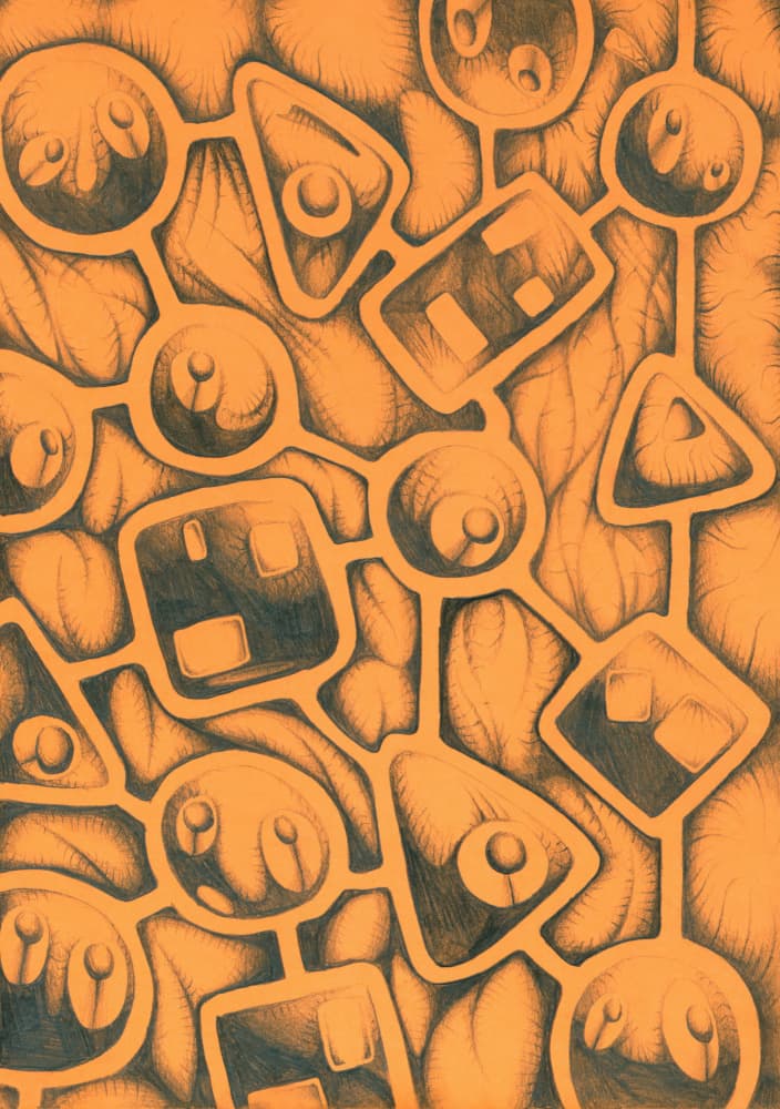 Fluid Organic Network by Kulik — canvas wall art