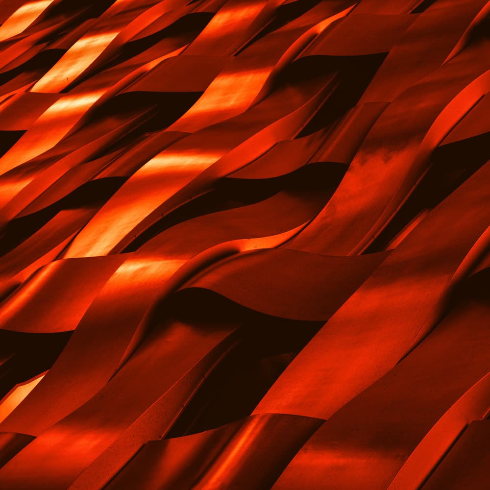 Molten Red Waves by Harry Verschelden — canvas wall art