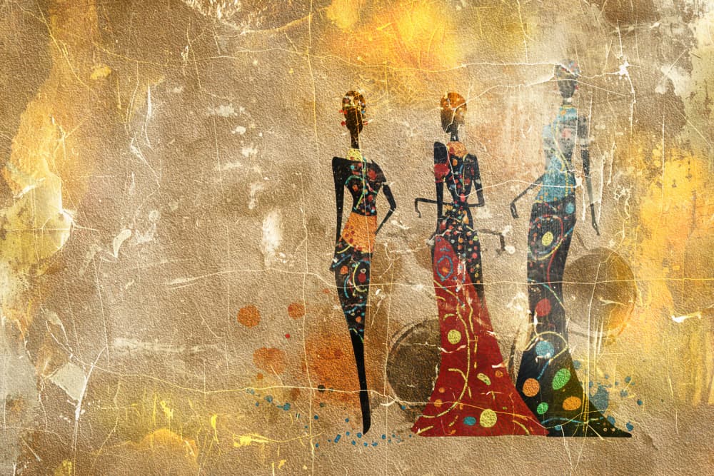 African Women Elegance by Rafal Kulik — canvas wall art