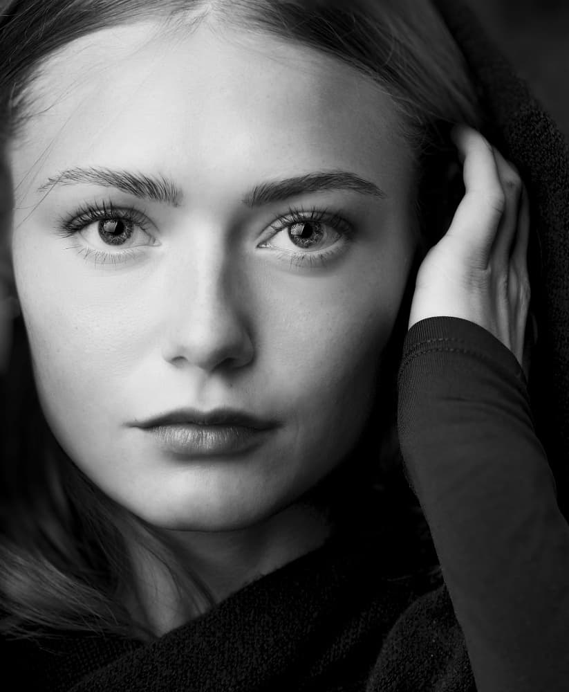 Thoughtful Woman Portrait by Steffen Lauterbach — canvas wall art