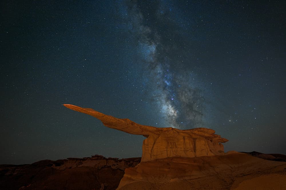 Milky Way Desert Rocks by Siyu_Wei APA — canvas wall art