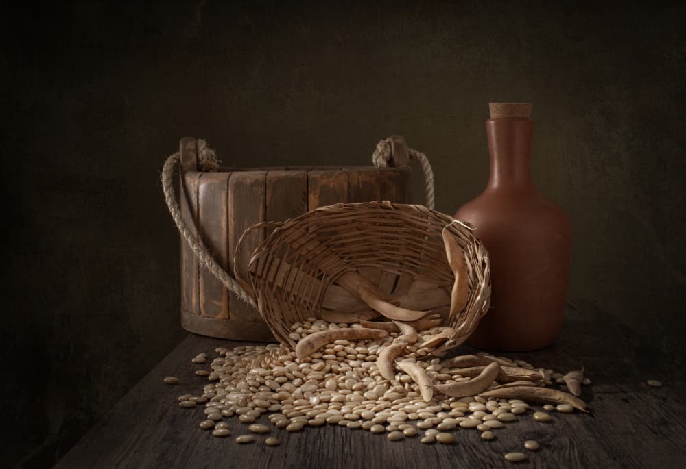 Rustic Bean Harvest by Margareth Perfoncio — canvas wall art