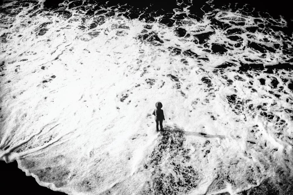 Lone Child Ocean Waves by Rui Correia — canvas wall art