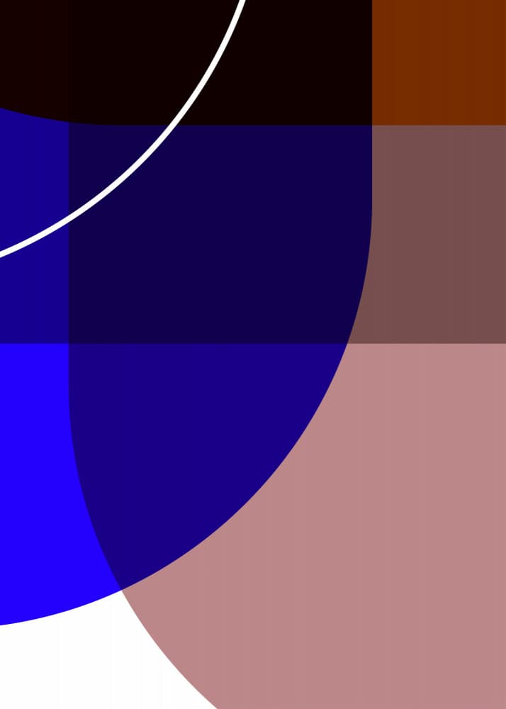 Abstract Geometric Curves by Leigh Bagley — canvas wall art