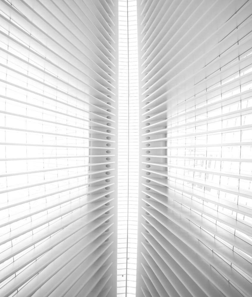 Minimalist White Architecture by Rob Darby — canvas wall art